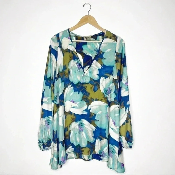 Show Me Your Mumu Jamie Tunic Top Long Sleeve Shirt Size Medium x Revolve - Picture 1 of 8